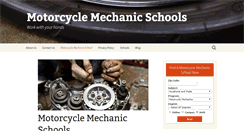 Desktop Screenshot of motorcyclemechanicedu.com